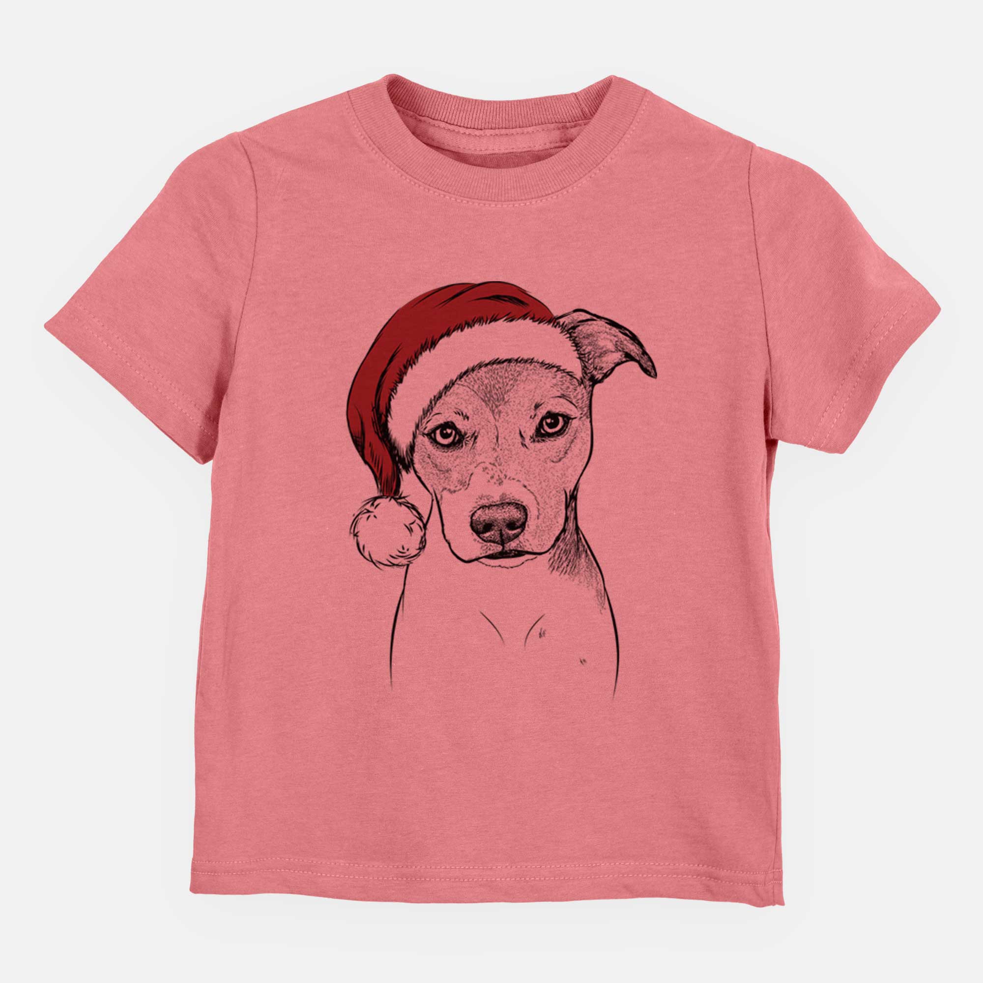 Santa Tula the American Staffordshire Terrier Heeler Mix - Kids/Youth/Toddler Shirt