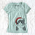 Santa Tux the Tuxedo Cat - Women's V-neck Shirt