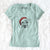 Santa Twiggy the Whippet - Women's V-neck Shirt