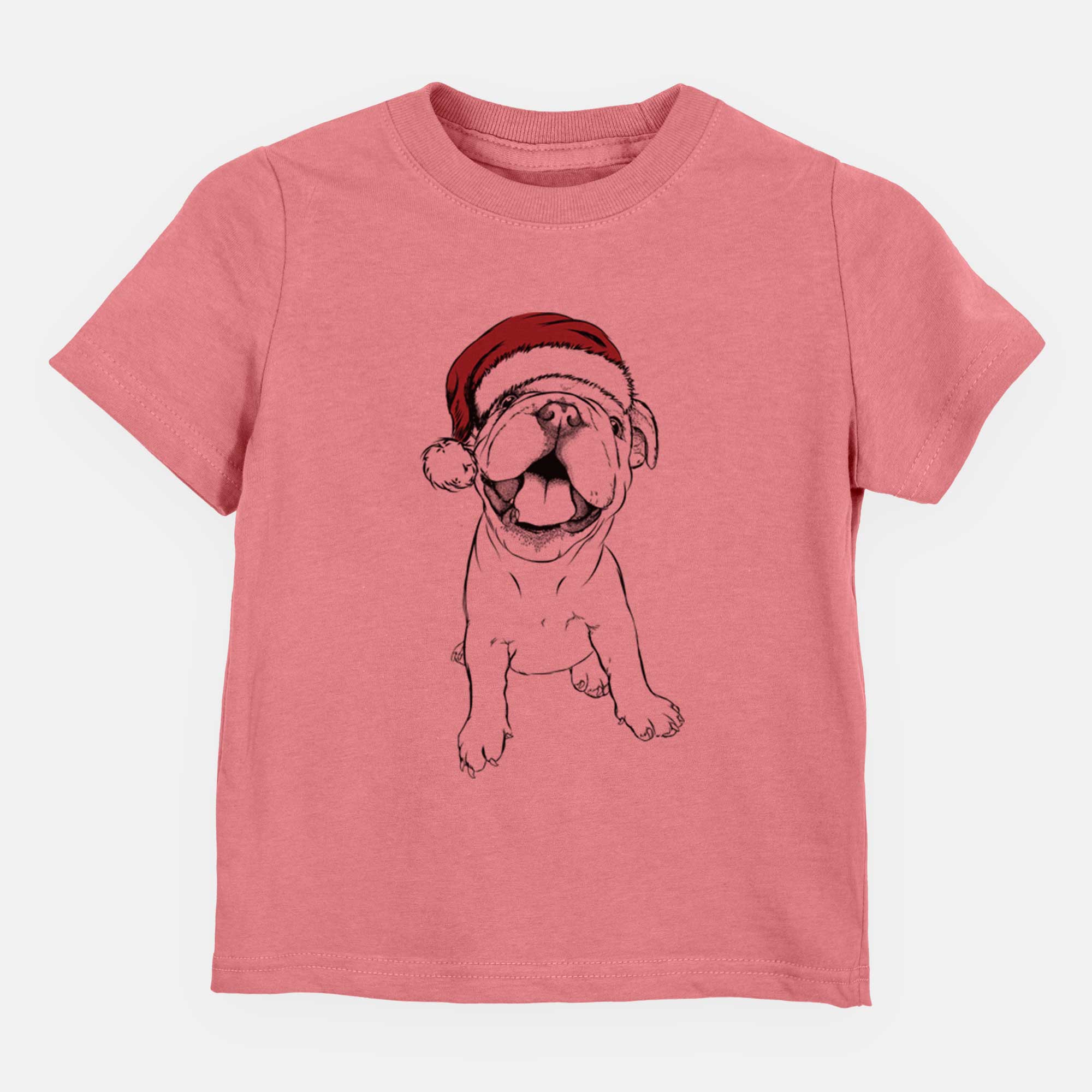 Santa Tyke the English Bulldog - Kids/Youth/Toddler Shirt