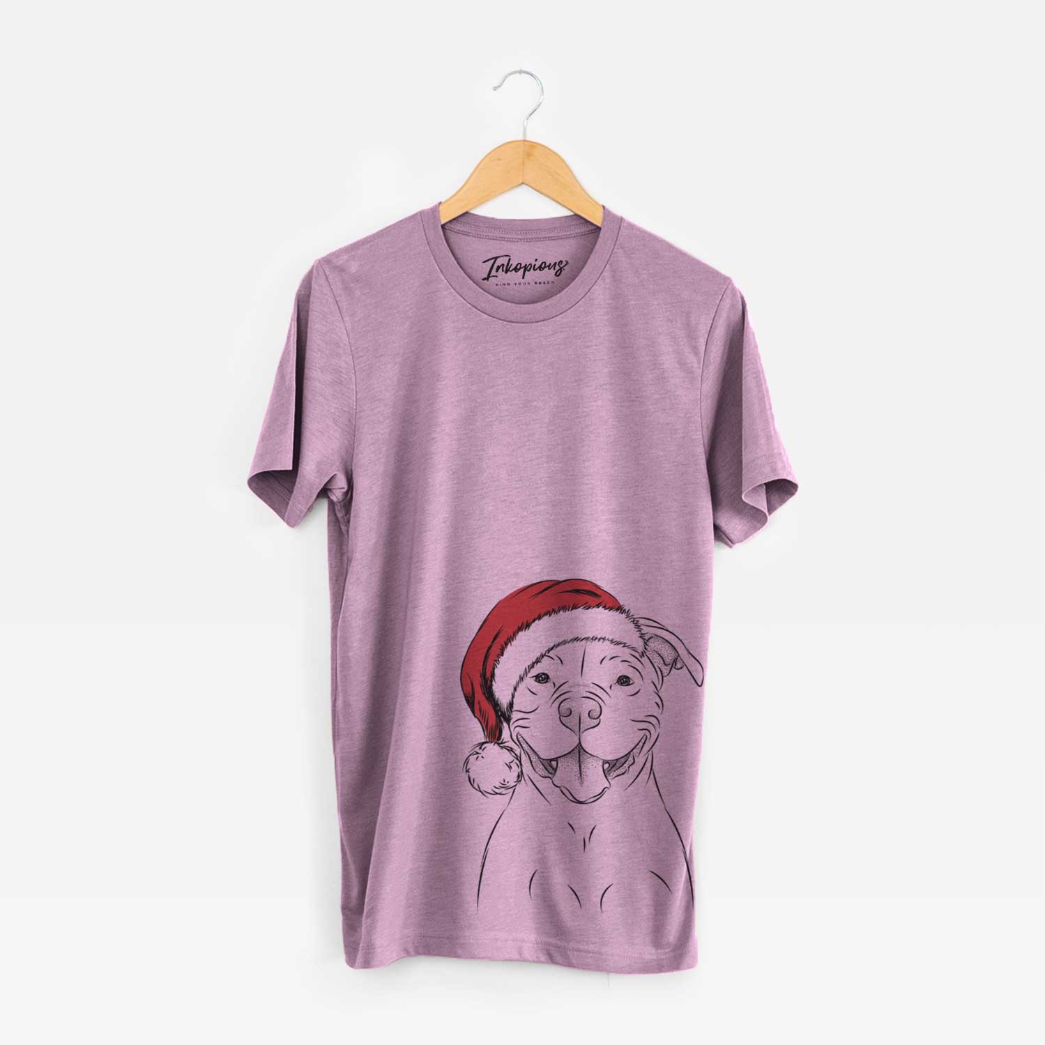 Santa Tyson the American Bulldog - Unisex Crewneck