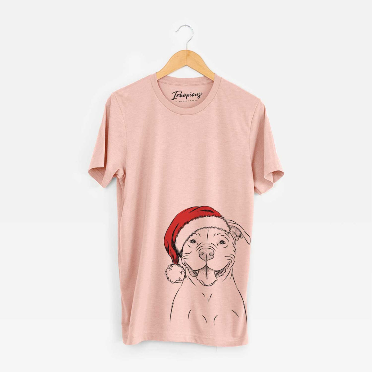 Santa Tyson the American Bulldog - Unisex Crewneck