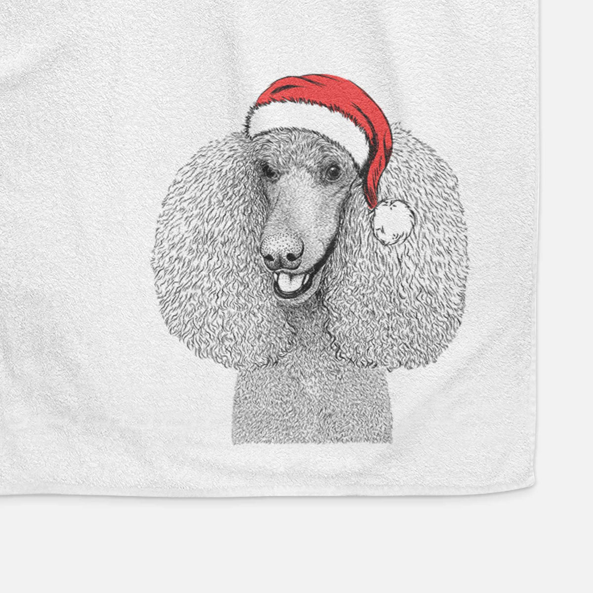 Uncle Tucker the Poodle Decorative Hand Towel