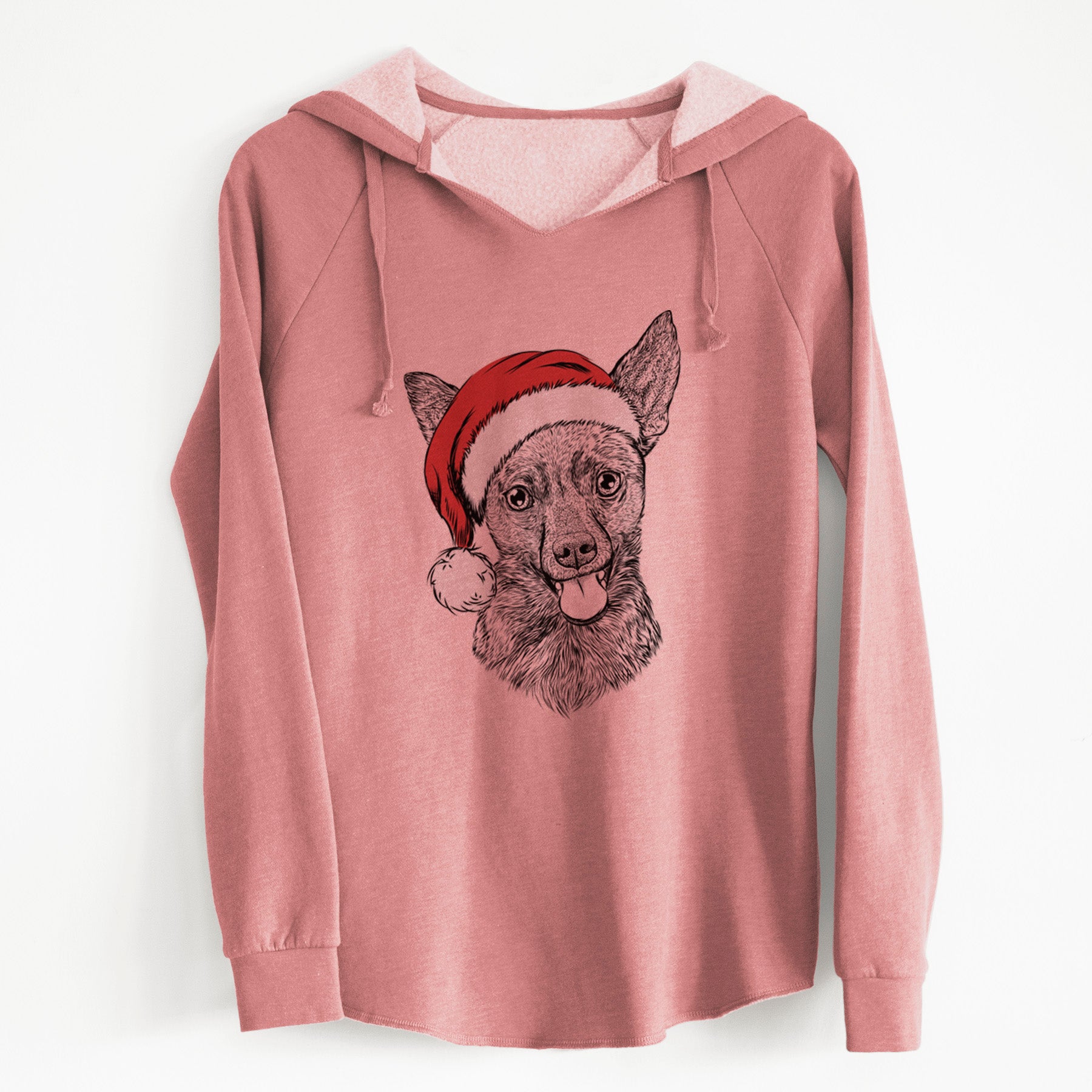 Santa Ursa the Mixed Breed - Cali Wave Hooded Sweatshirt