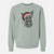 Santa Ursa the Mixed Breed - Unisex Pigment Dyed Crew Sweatshirt