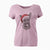 Santa Ursa the Mixed Breed - Women's V-neck Shirt