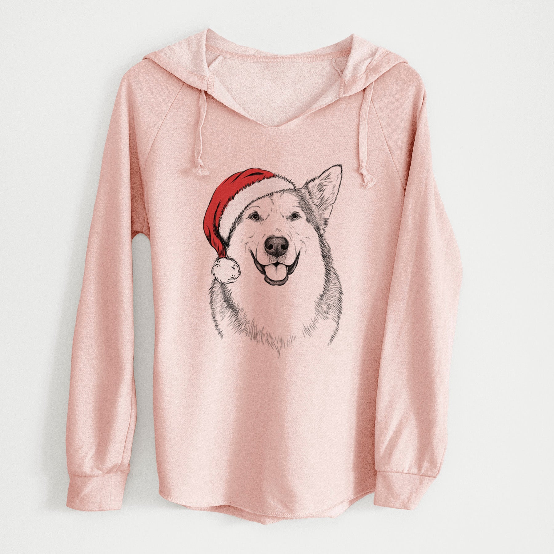 Santa Vader the Alaskan Malamute - Cali Wave Hooded Sweatshirt