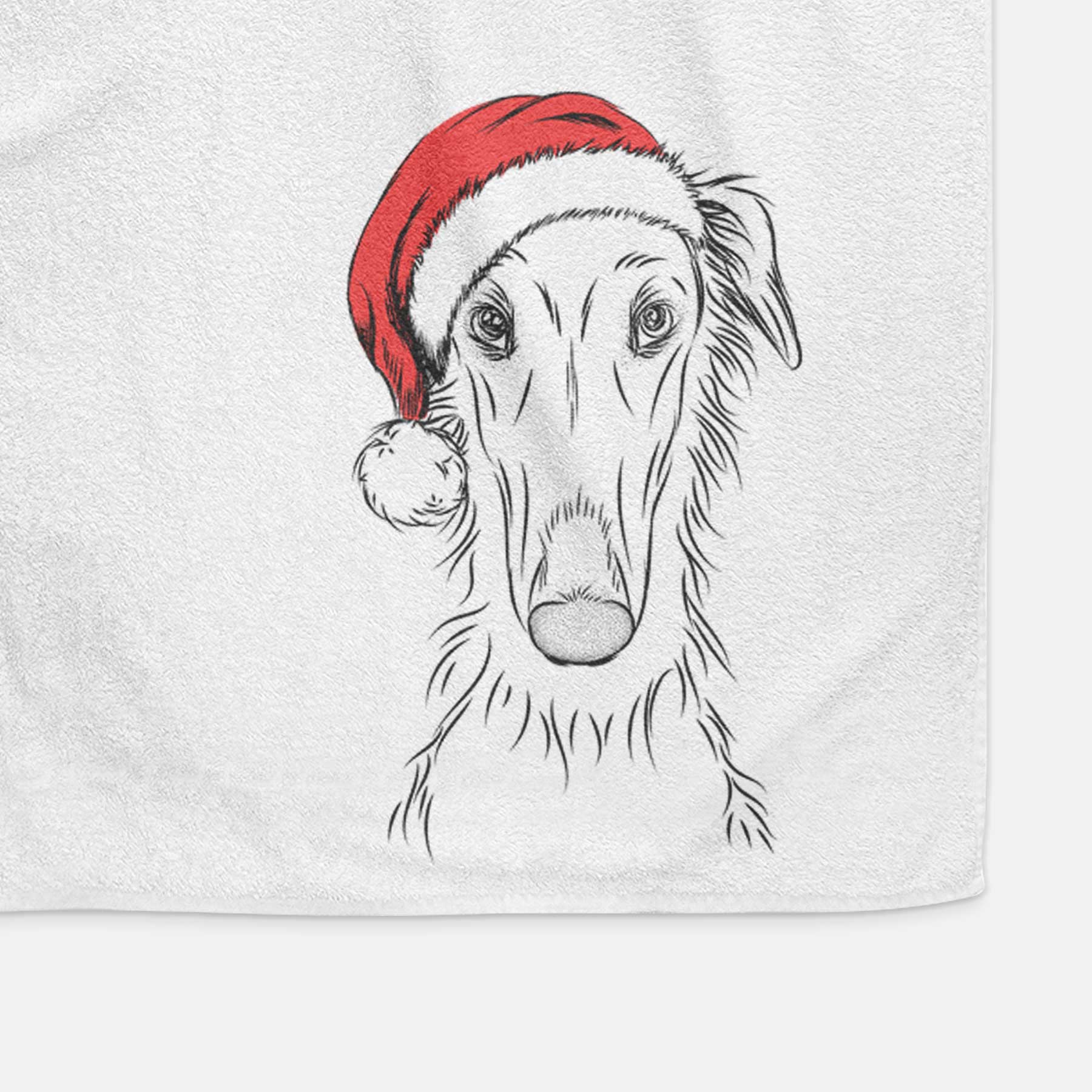 Vaughn the Borzoi Decorative Hand Towel