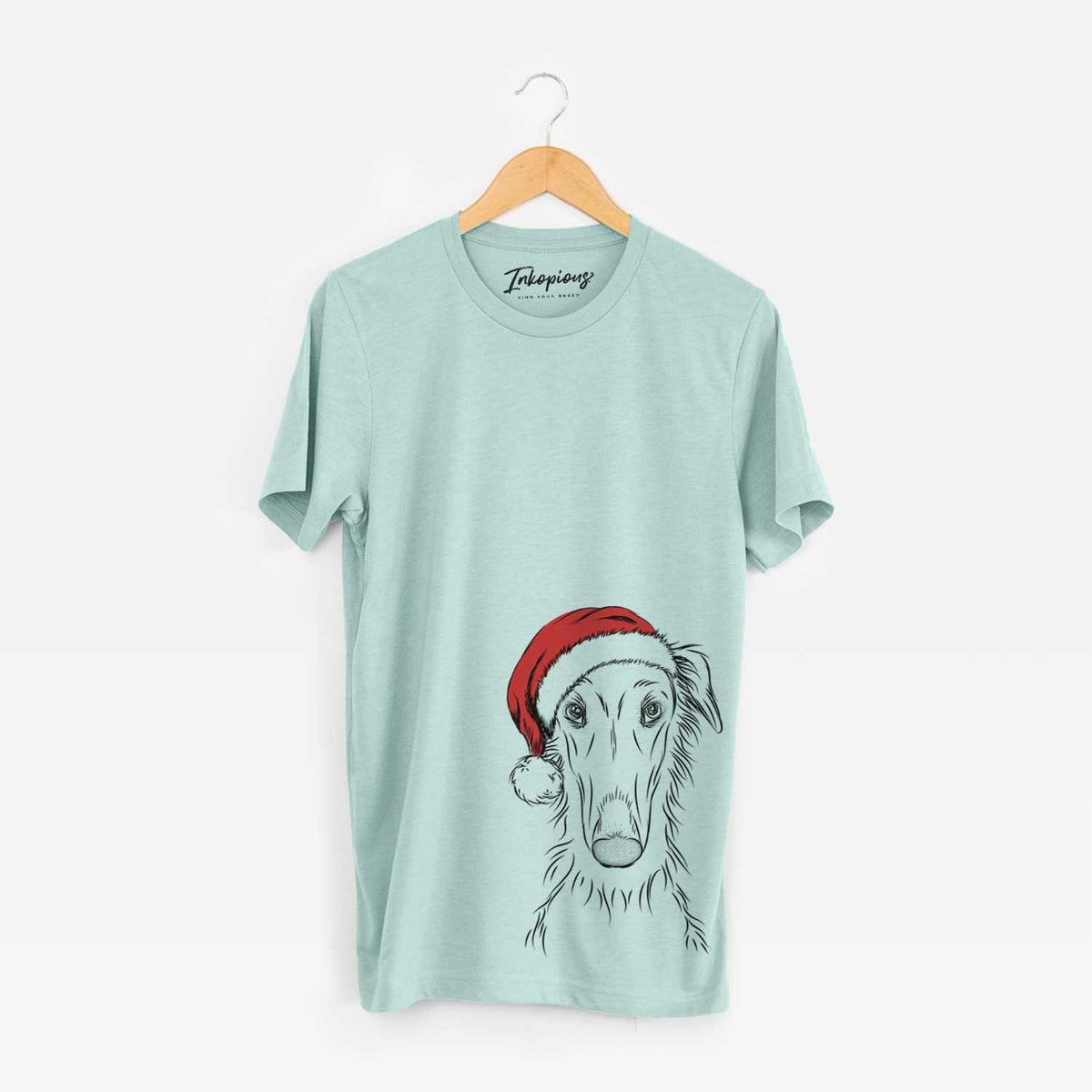 Santa Vaughn the Borzoi - Unisex Crewneck