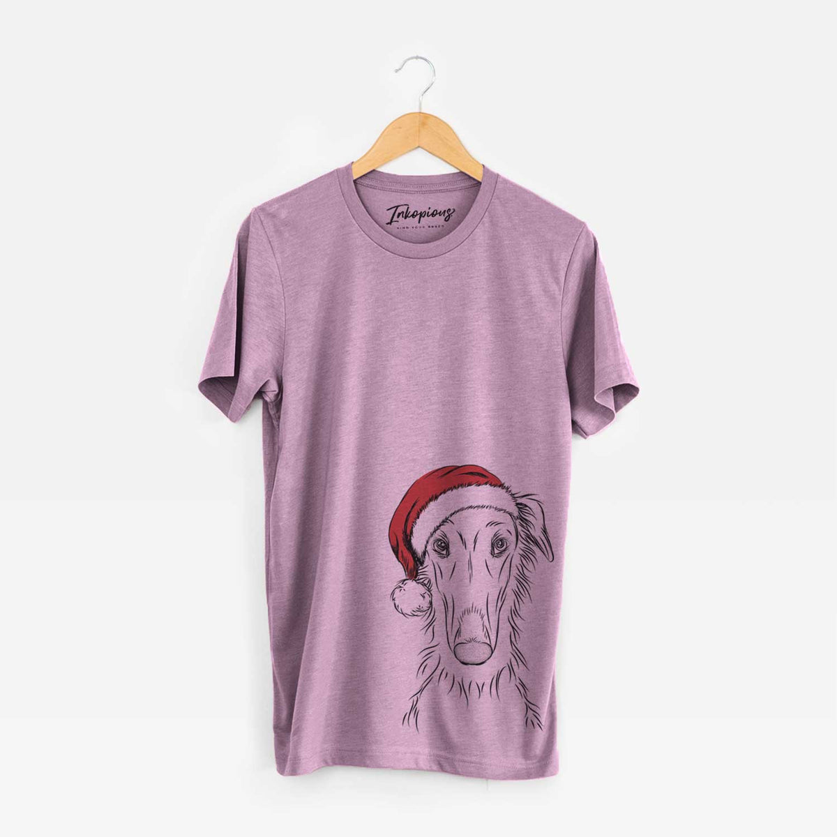Santa Vaughn the Borzoi - Unisex Crewneck