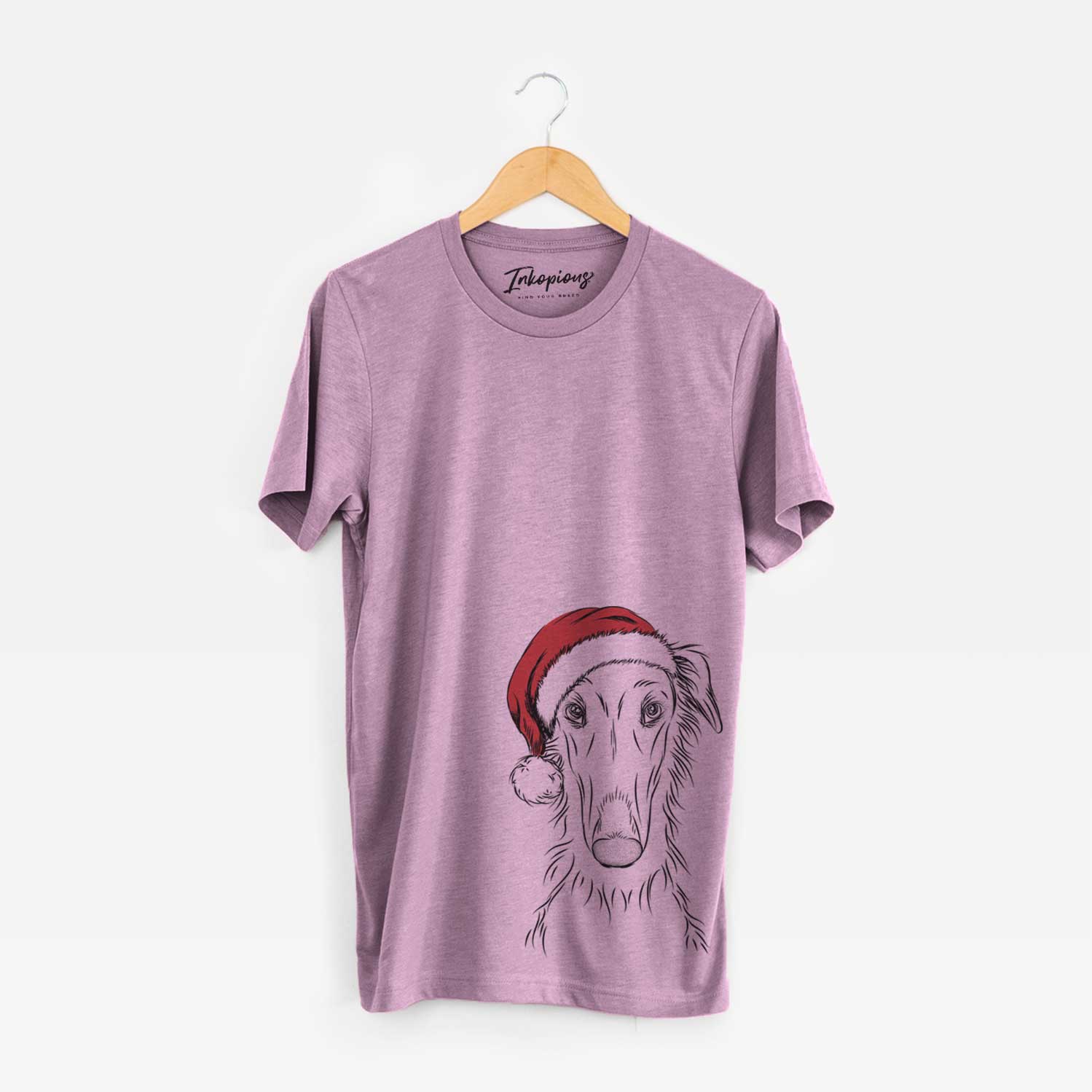 Santa Vaughn the Borzoi - Unisex Crewneck