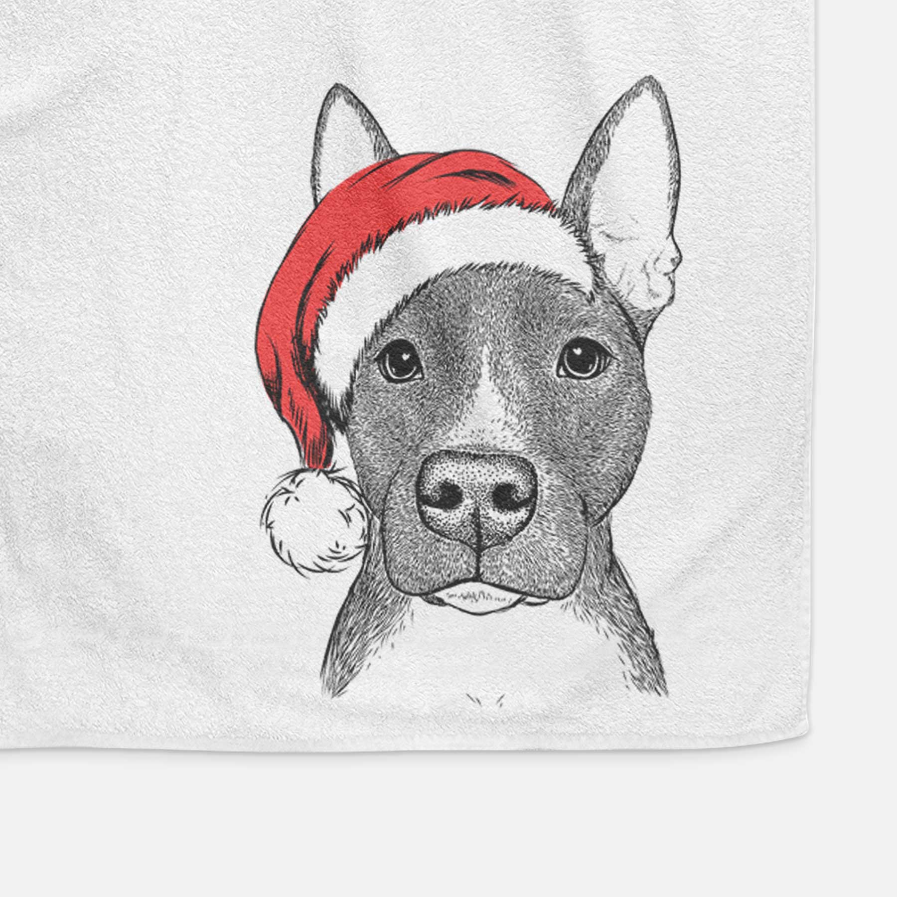 Violet the Pitbull Decorative Hand Towel