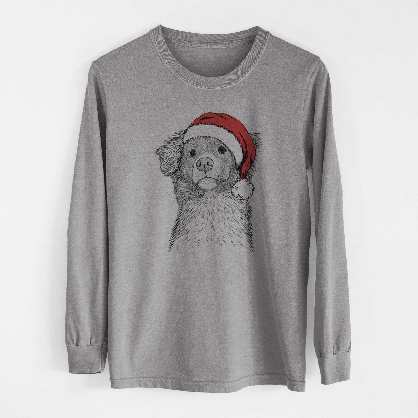 Santa Vixen the Nova Scotia Duck Tolling Retriever - Heavyweight 100% Cotton Long Sleeve