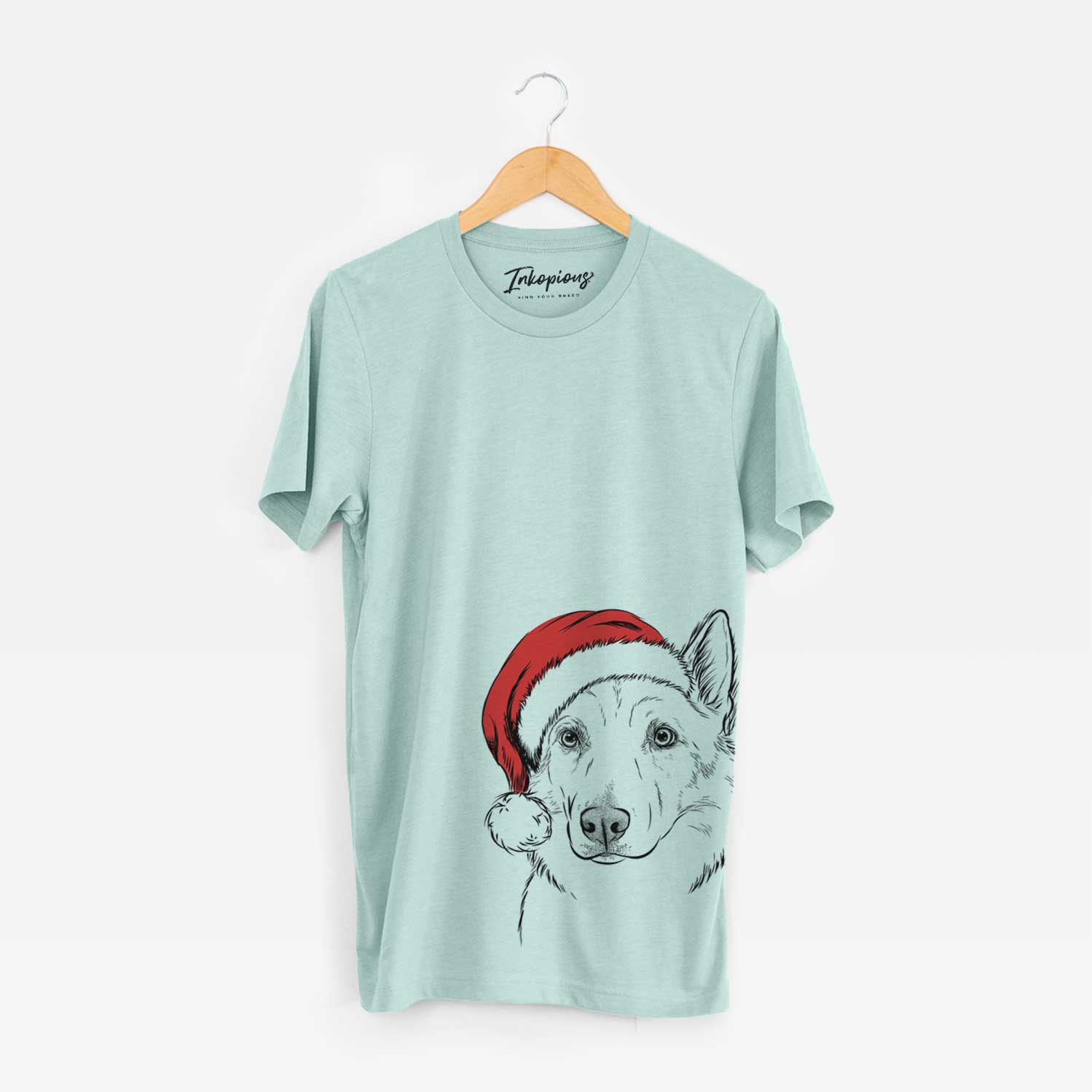 Santa Vox the Siberian Husky - Unisex Crewneck