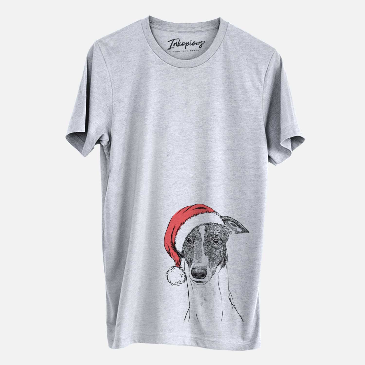 Santa Vyncent the Greyhound - Unisex Crewneck