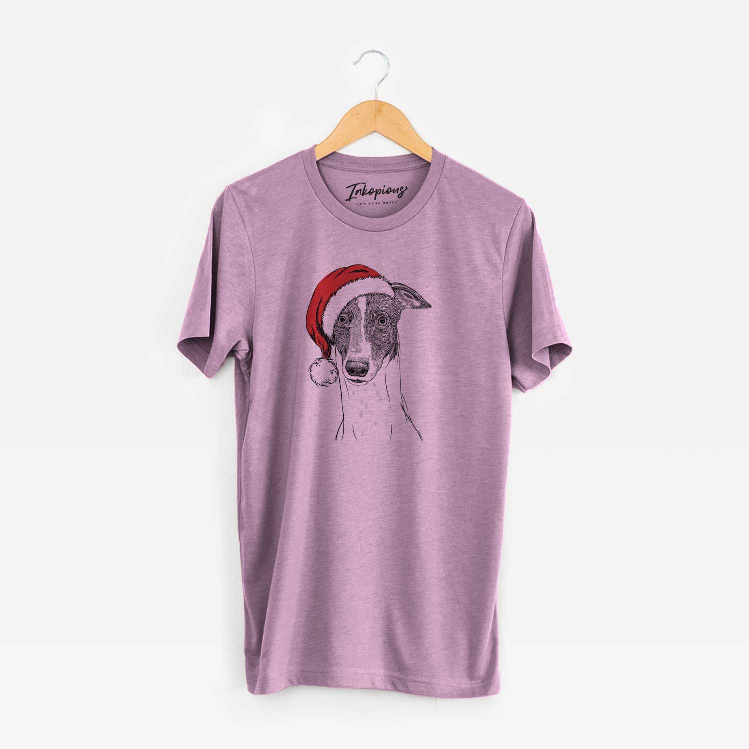 Santa Vyncent the Greyhound - Unisex Crewneck