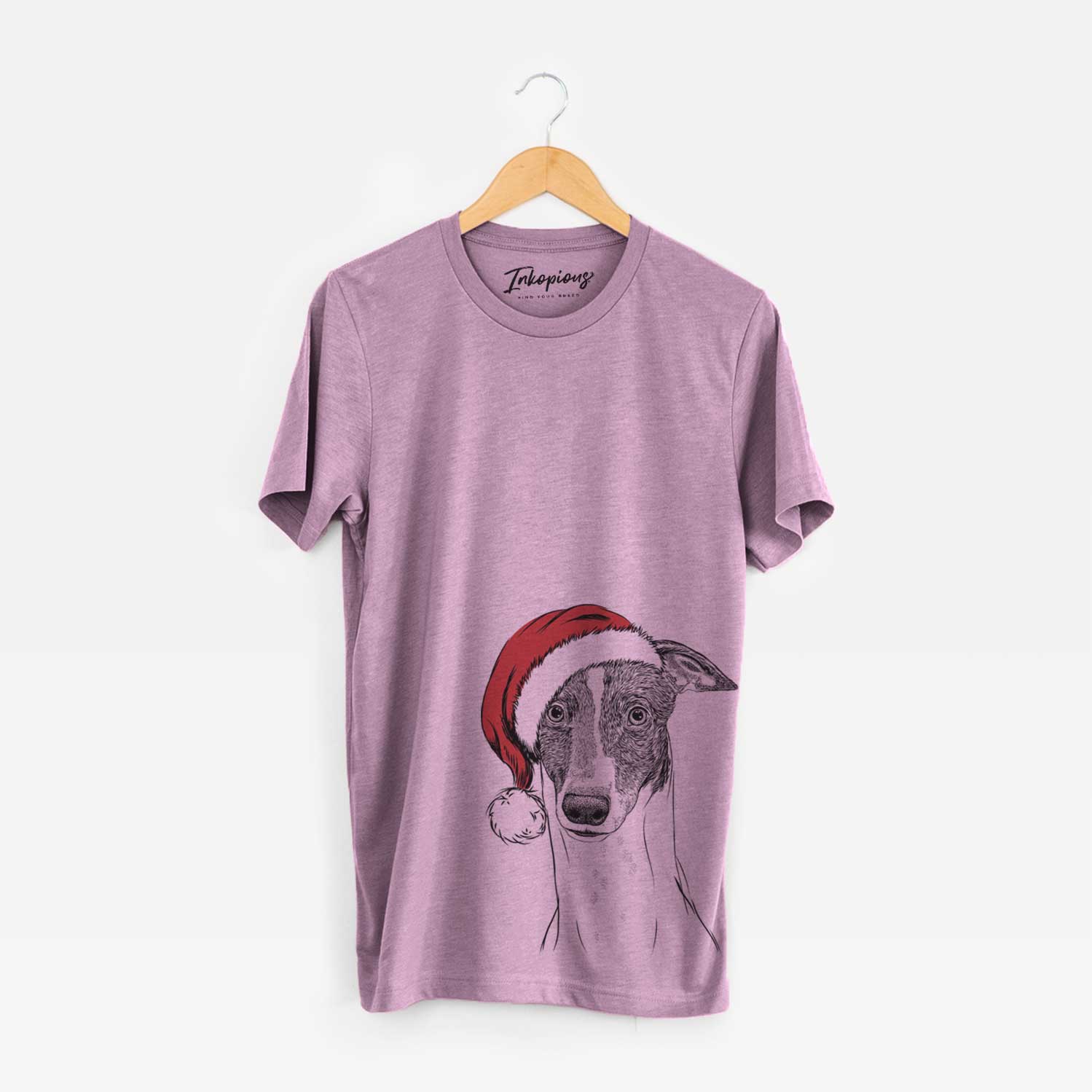 Santa Vyncent the Greyhound - Unisex Crewneck