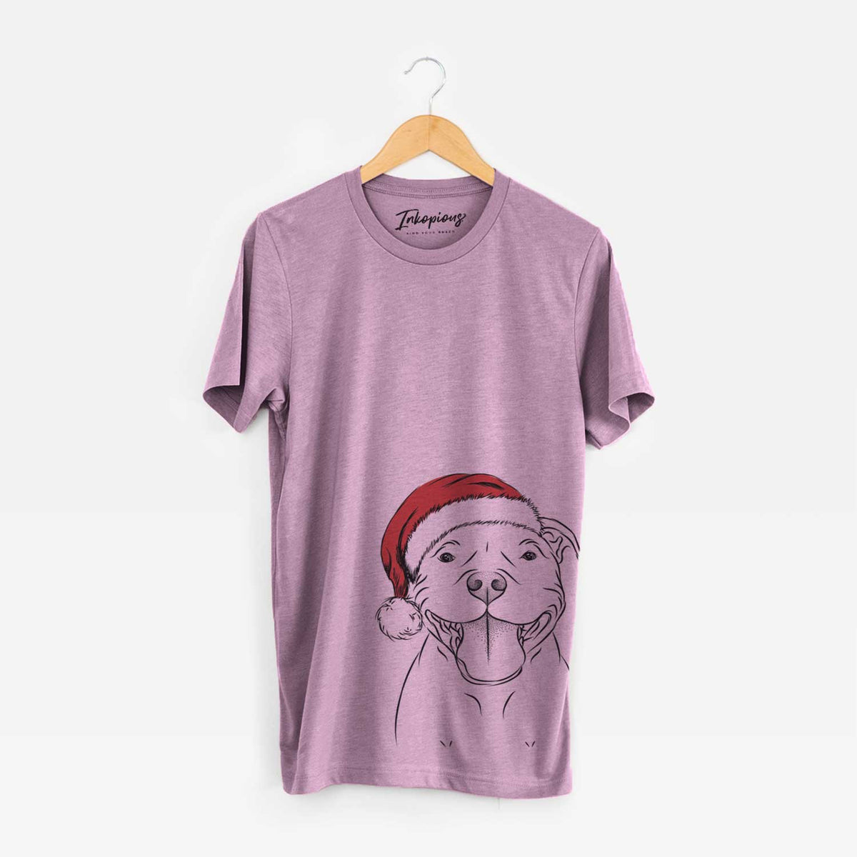 Santa Wafer the Staffordshire Bull Terrier - Unisex Crewneck