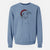 Santa Wallace the Whippet - Unisex Pigment Dyed Crew Sweatshirt