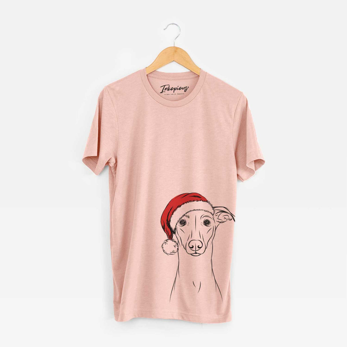 Santa Wallace the Whippet - Unisex Crewneck