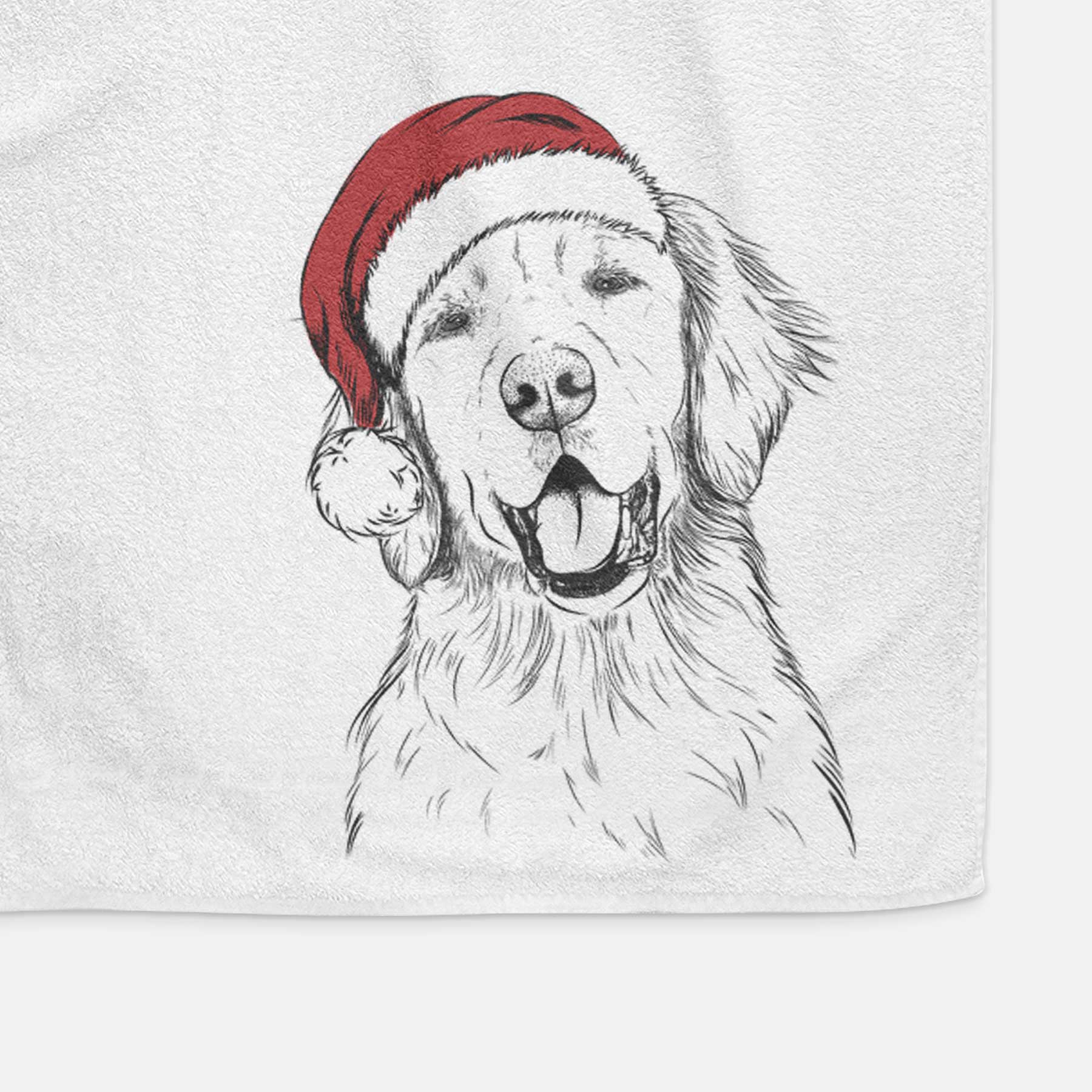 Wallace the Golden Retriever Decorative Hand Towel