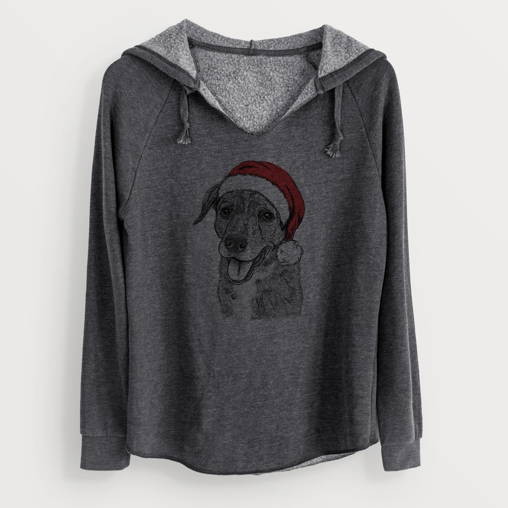 Santa Wally the Mixed Breed - Cali Wave Hooded Sweatshirt