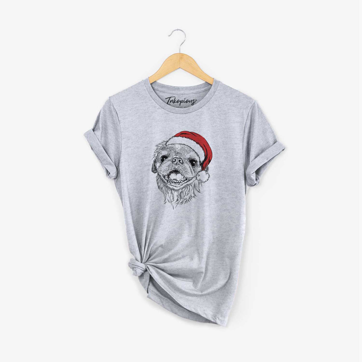 Santa Wally the Pekingese - Unisex Crewneck