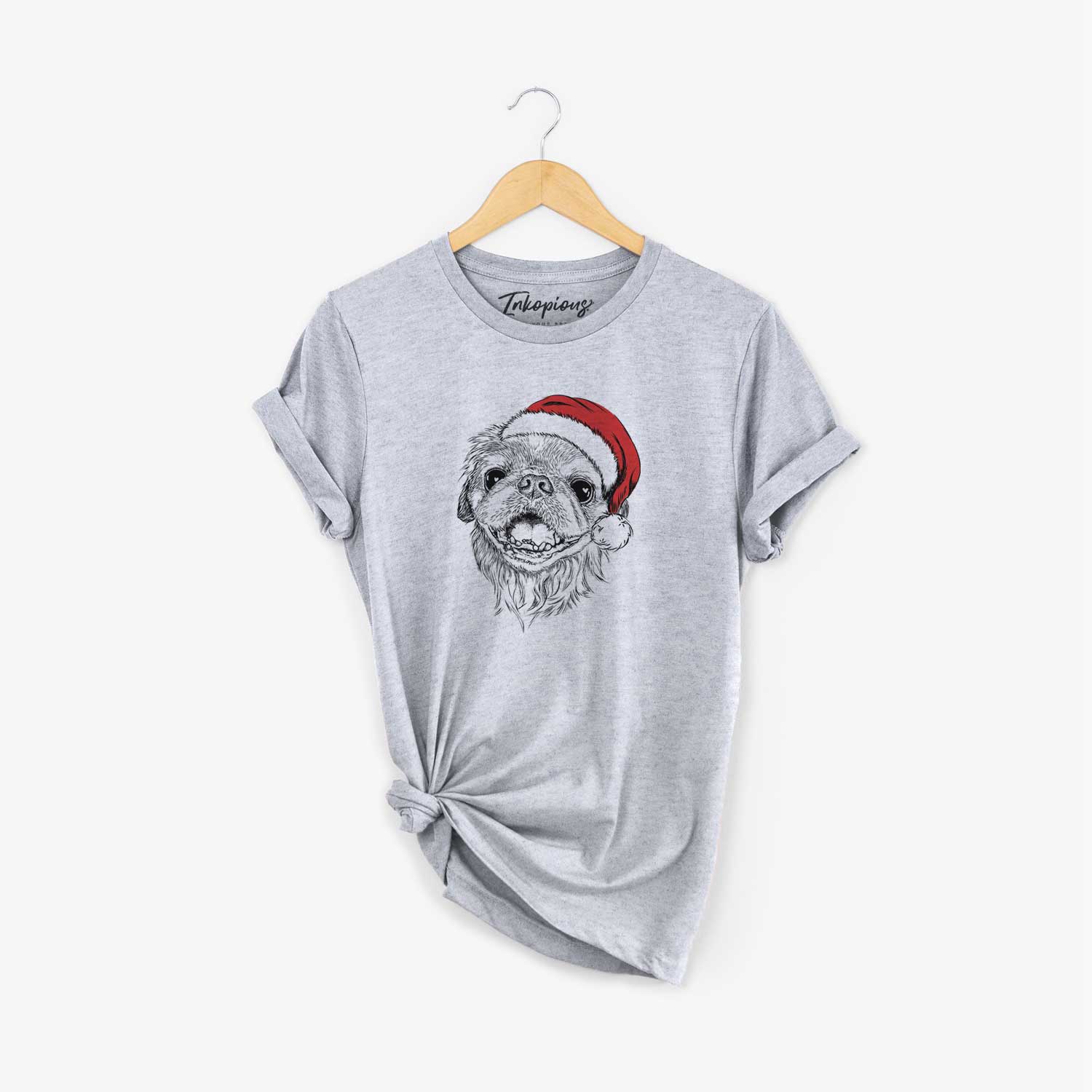 Santa Wally the Pekingese - Unisex Crewneck