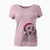 Santa Walter the Bernese Mountain Dog Mix - Women's Perfect V-neck Shirt