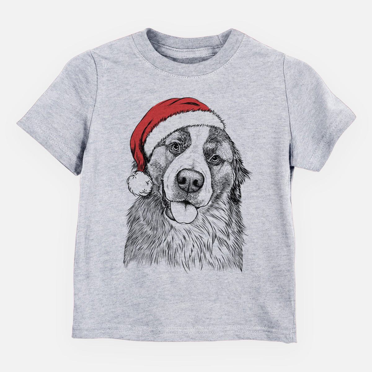 Santa Walter the Bernese Mountain Dog Mix - Kids/Youth/Toddler Shirt