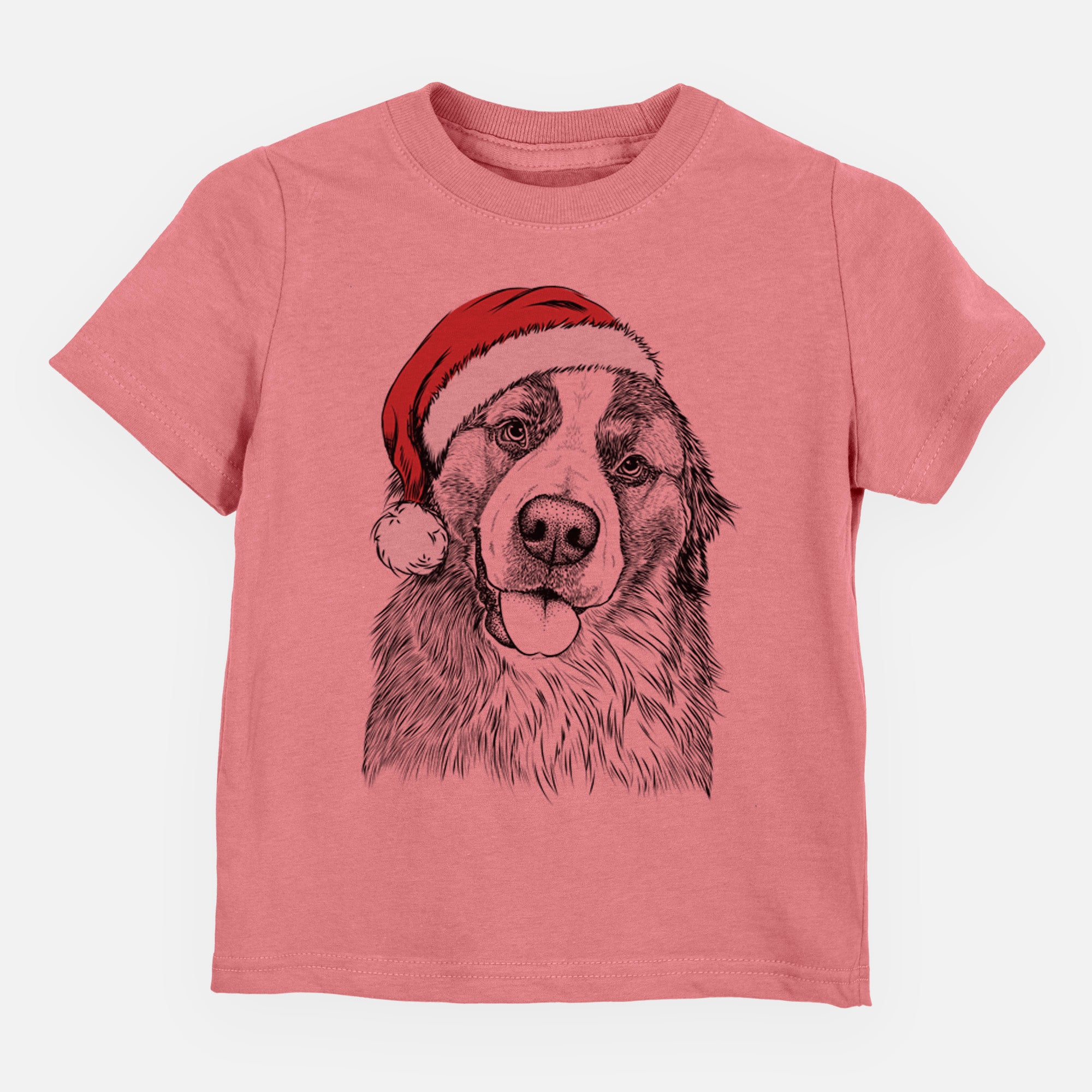 Santa Walter the Bernese Mountain Dog Mix - Kids/Youth/Toddler Shirt