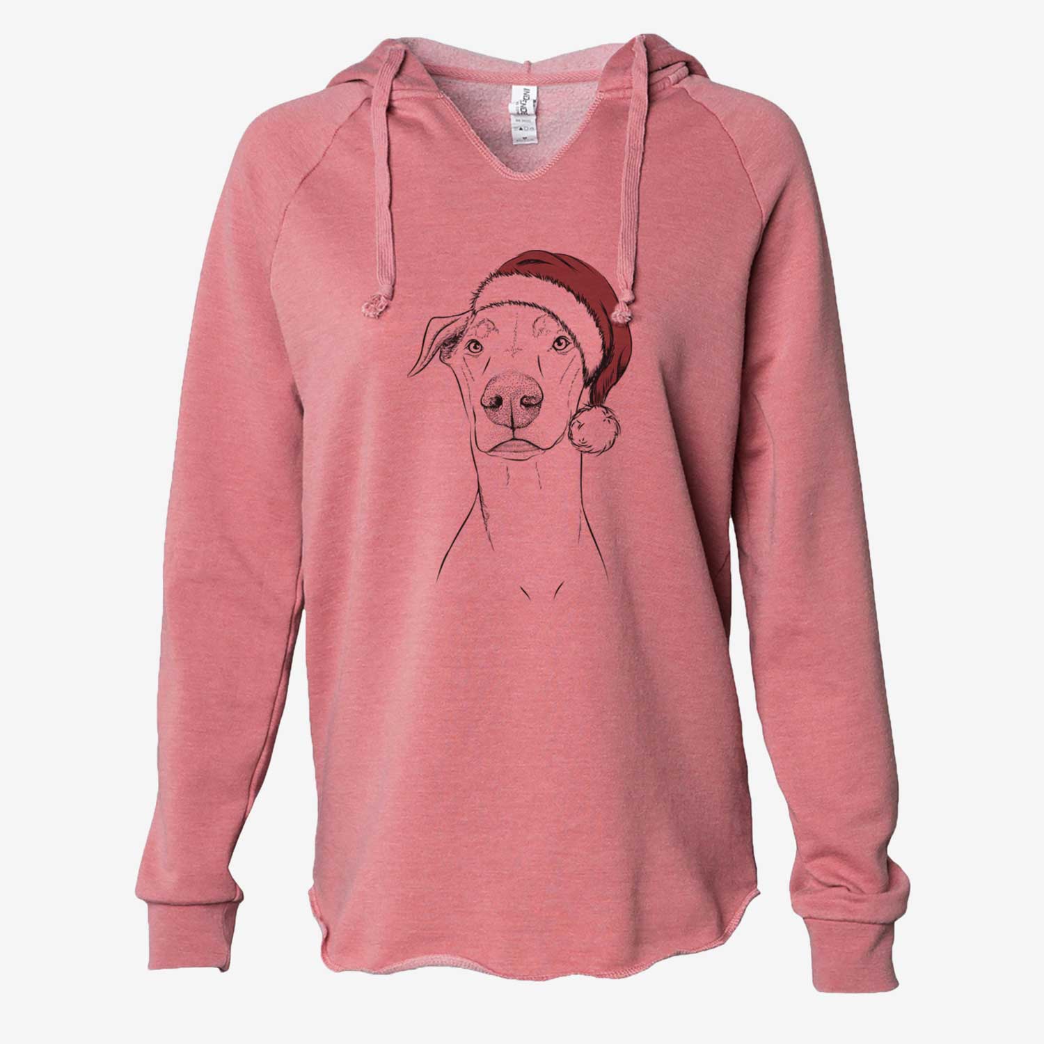 Walter the White Doberman Rescue - Cali Wave Hooded Sweatshirt