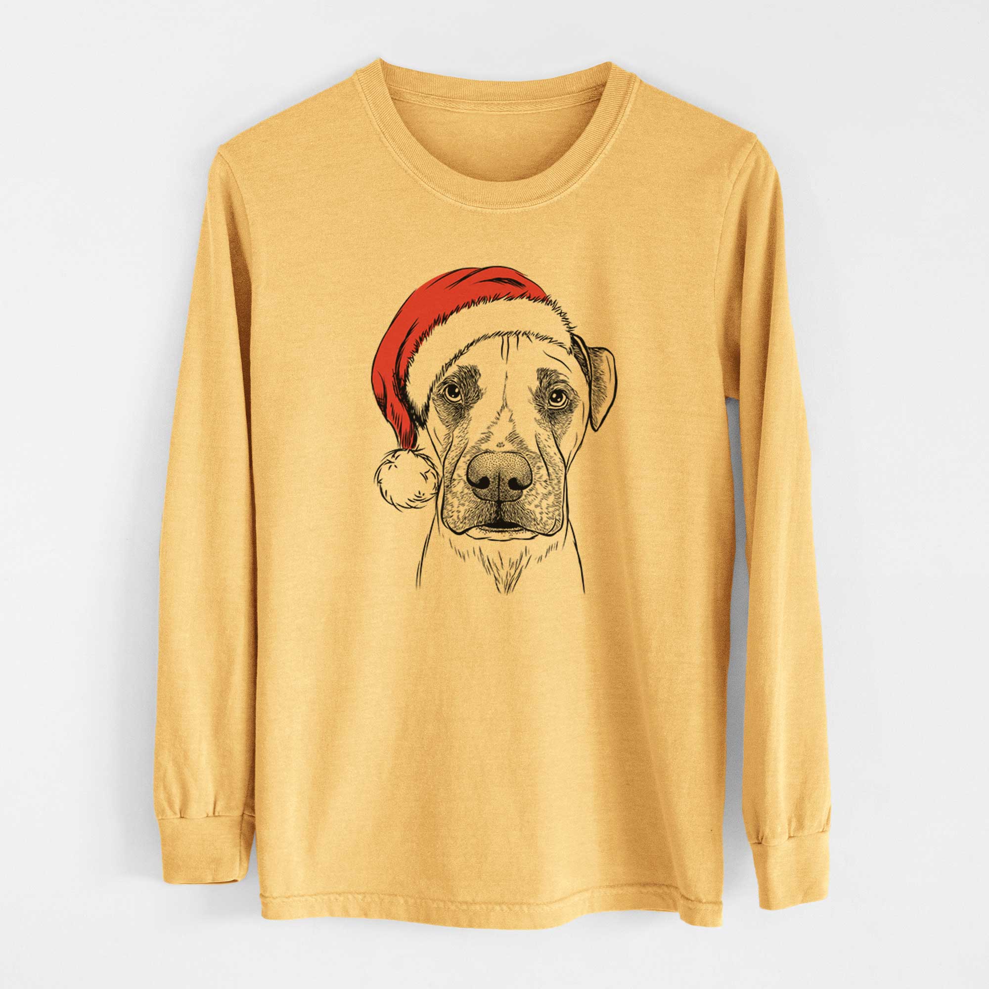 Santa Waylon the Boxane - Heavyweight 100% Cotton Long Sleeve