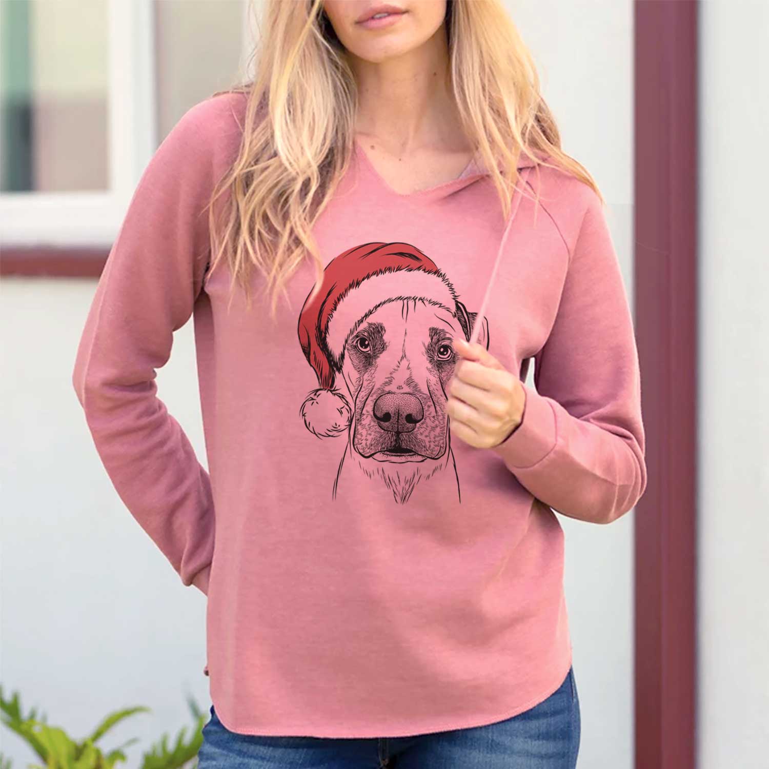 Santa Waylon the Boxane - Cali Wave Hooded Sweatshirt