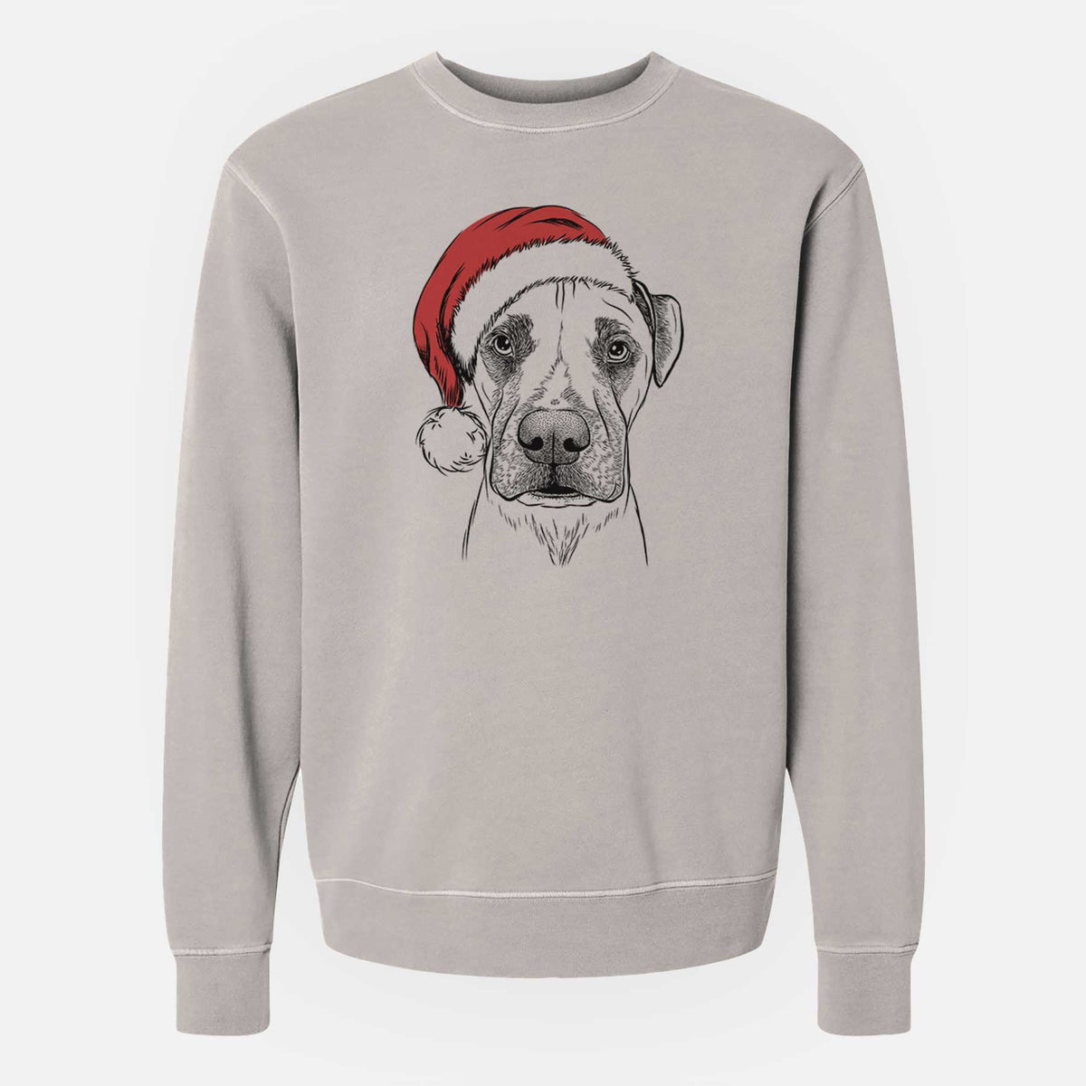 Santa Waylon the Boxane - Unisex Pigment Dyed Crew Sweatshirt