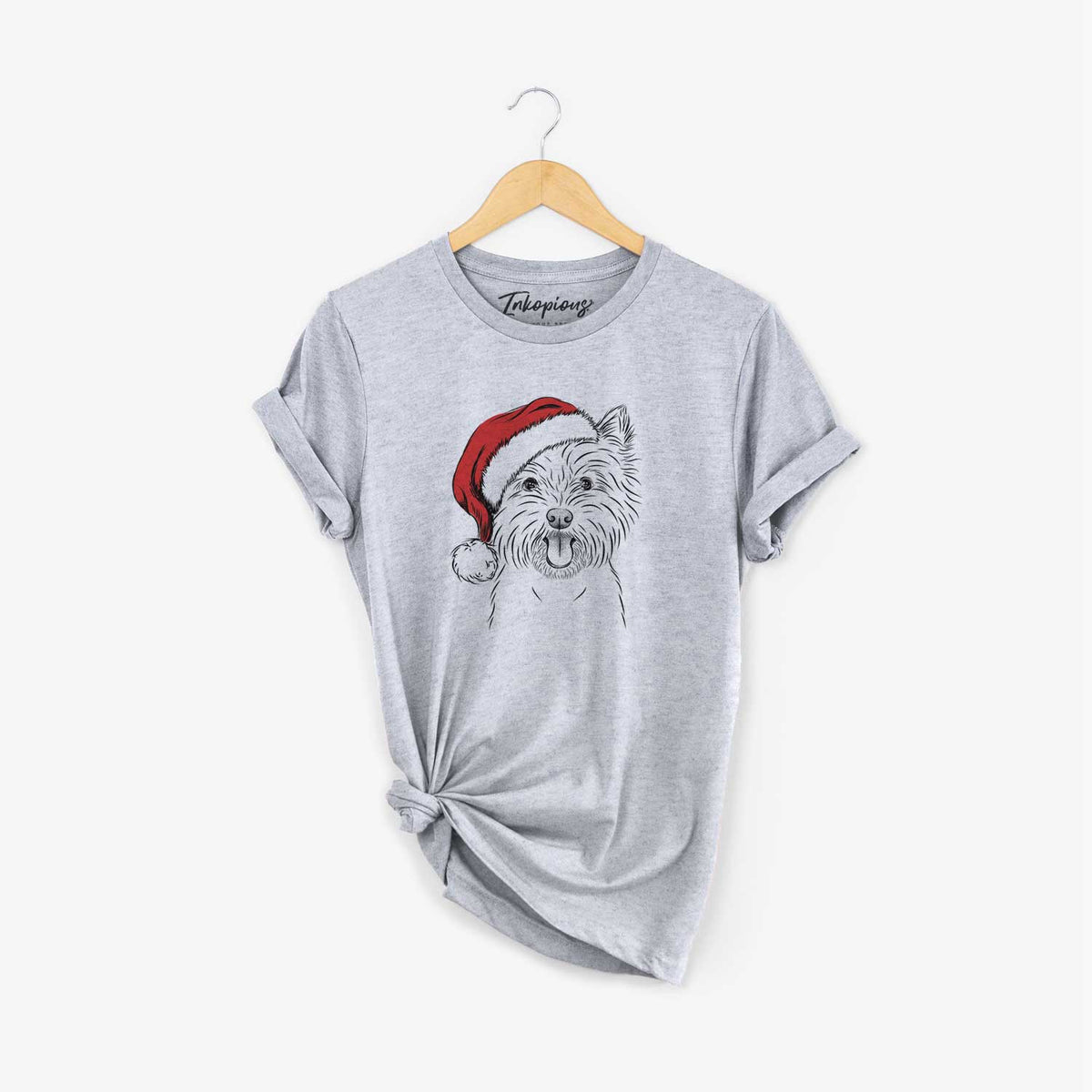 Santa Welma the West Highland Terrier - Unisex Crewneck