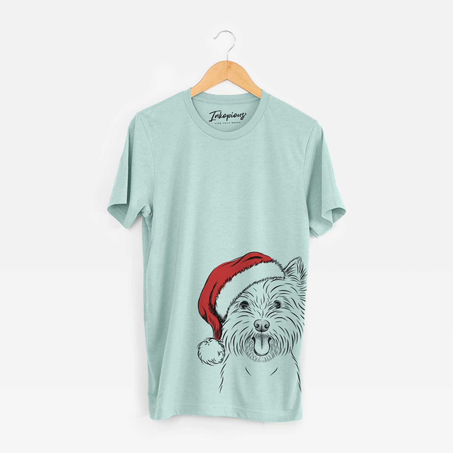 Santa Welma the West Highland Terrier - Unisex Crewneck