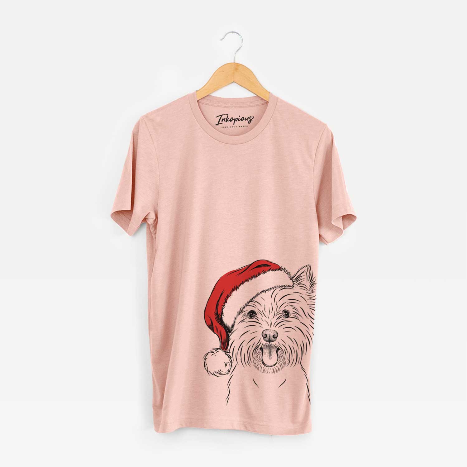 Santa Welma the West Highland Terrier - Unisex Crewneck