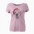 Santa Wendy the Saint Bernard - Women's V-neck Shirt