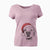 Santa Wendy the Saint Bernard - Women's V-neck Shirt