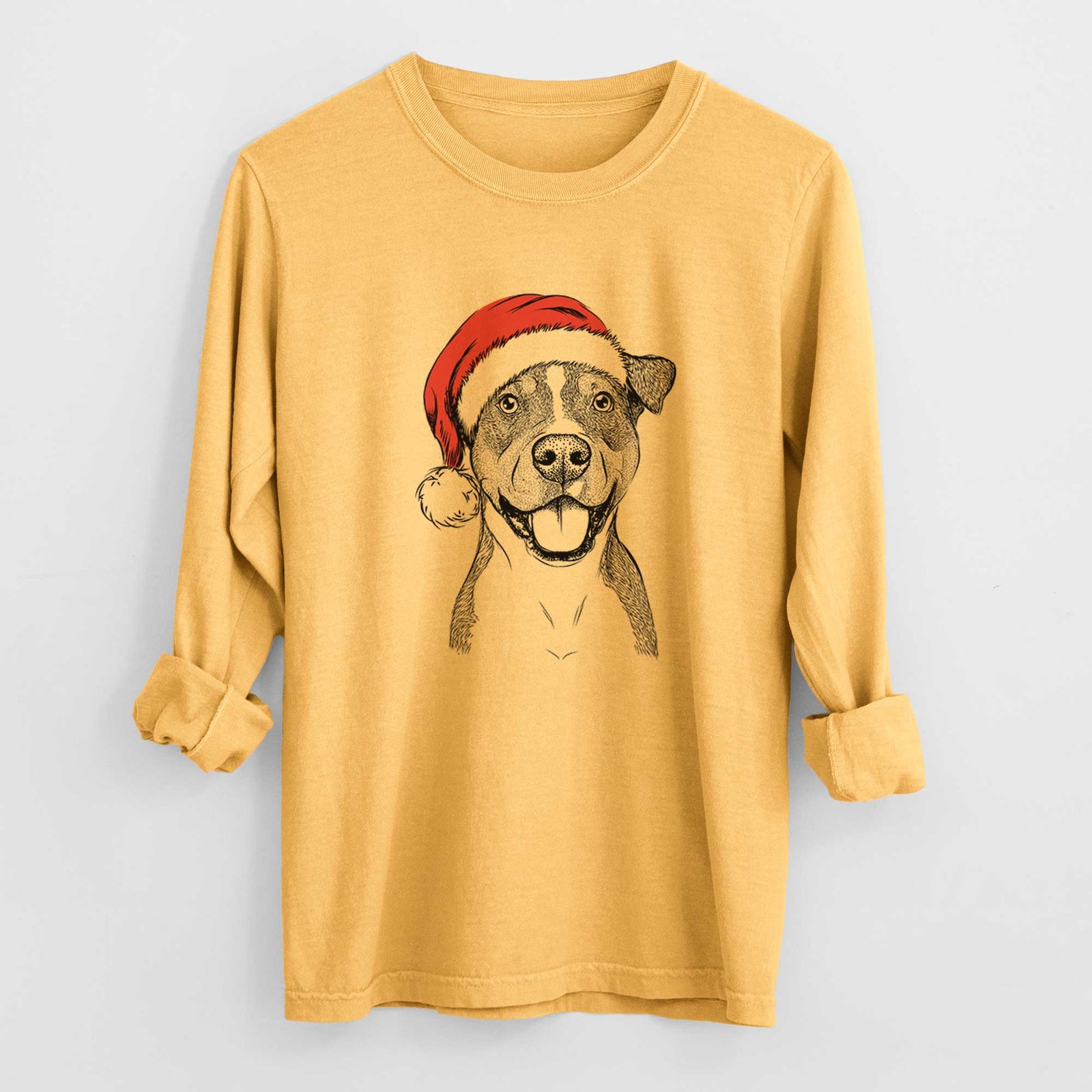 Santa Wendy the Mixed Breed - Heavyweight 100% Cotton Long Sleeve