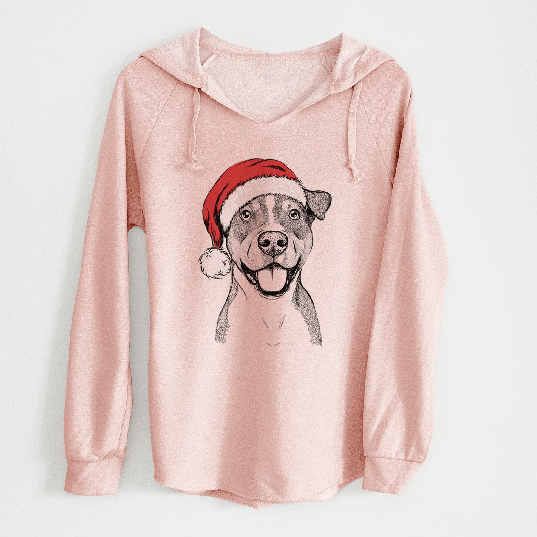 Santa Wendy the Mixed Breed - Cali Wave Hooded Sweatshirt