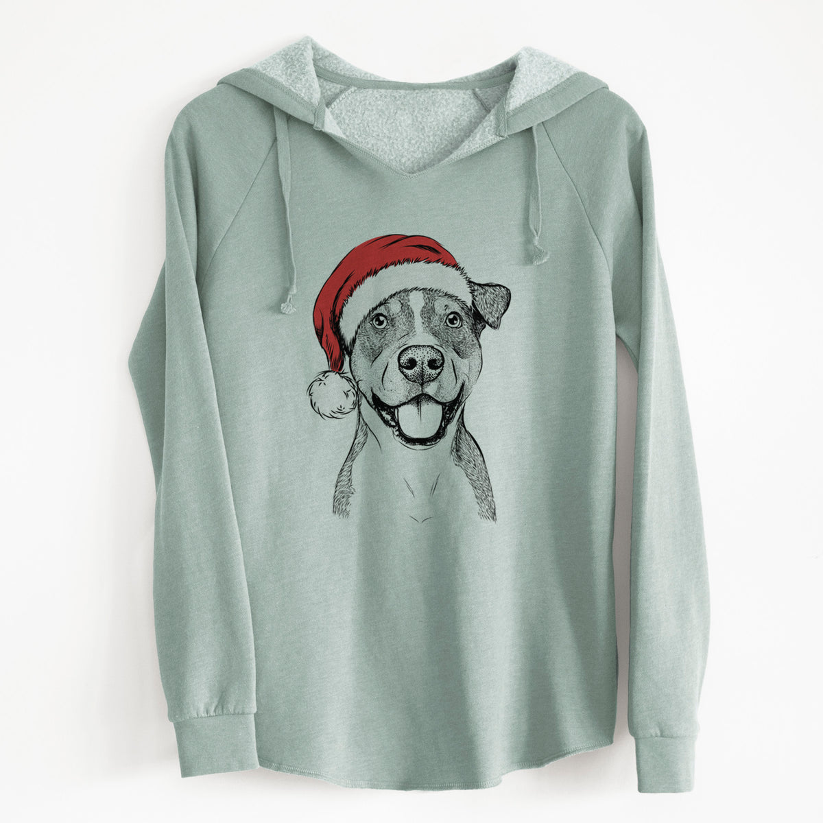 Santa Wendy the Mixed Breed - Cali Wave Hooded Sweatshirt