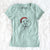 Santa Wesley the Vizsla - Women's V-neck Shirt