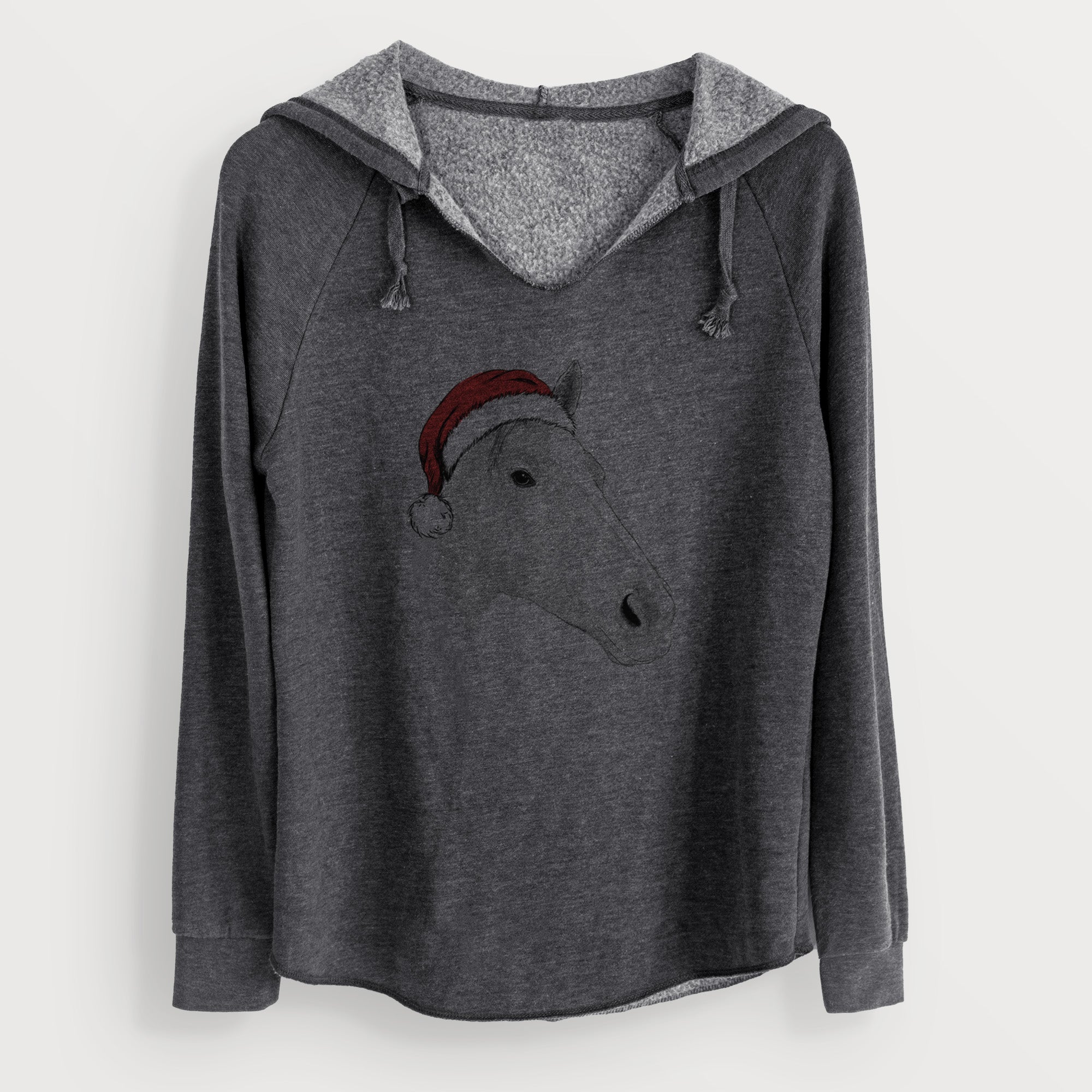 Santa Westley the Horse - Cali Wave Hooded Sweatshirt