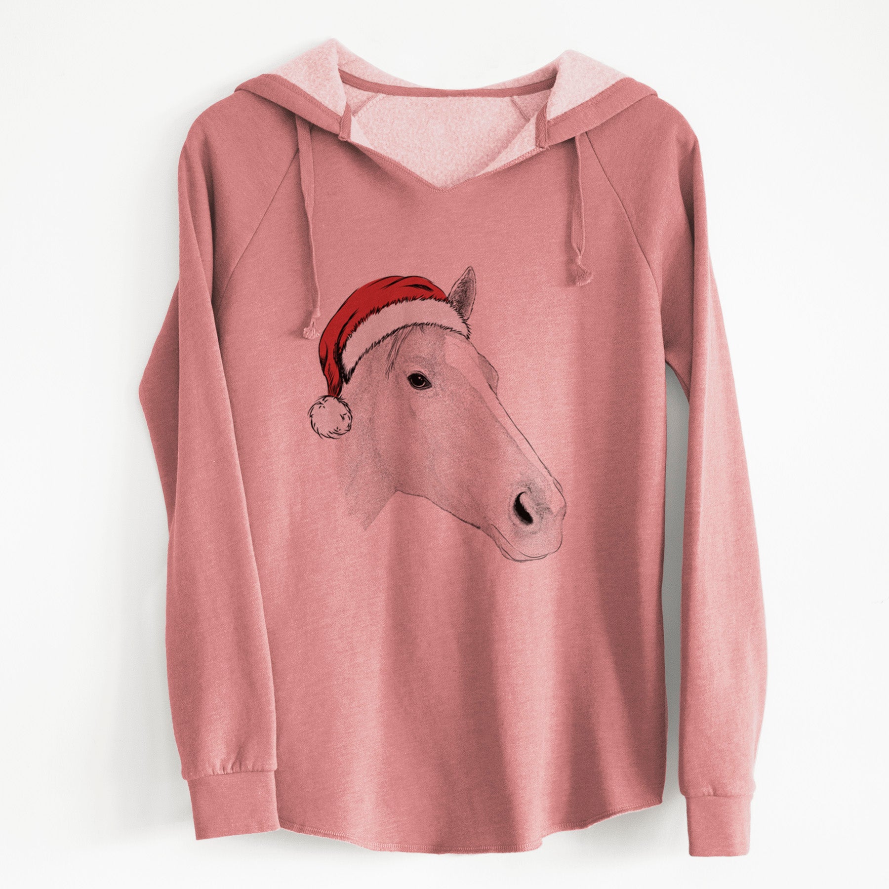 Santa Westley the Horse - Cali Wave Hooded Sweatshirt