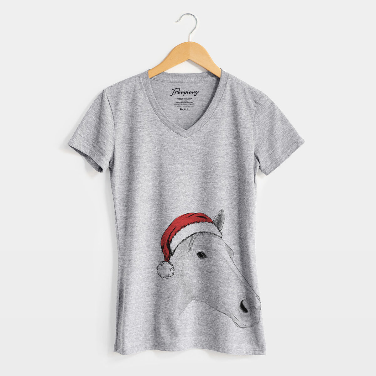 Santa Westley the Horse - Women's Perfect V-neck Shirt
