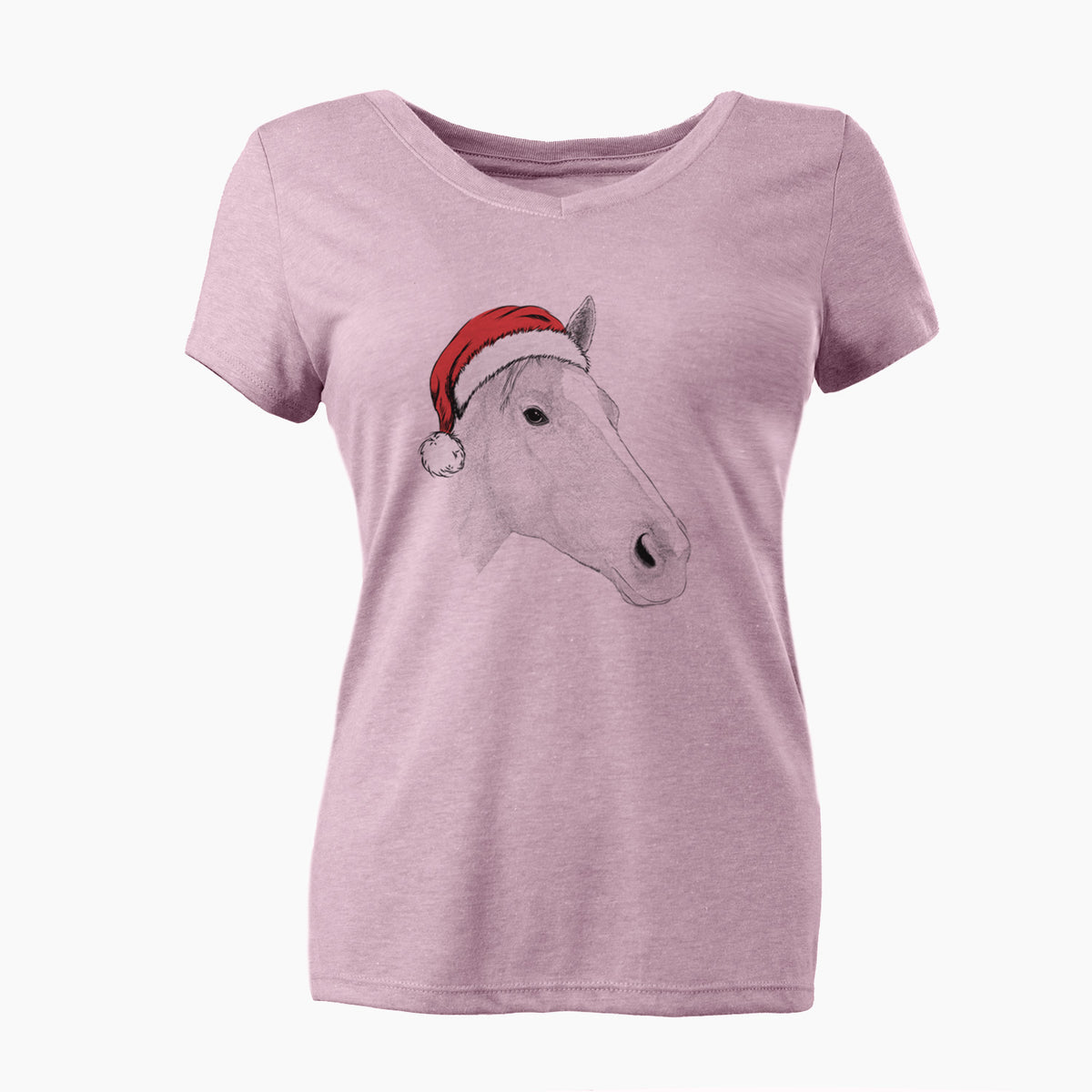 Santa Westley the Horse - Women's Perfect V-neck Shirt