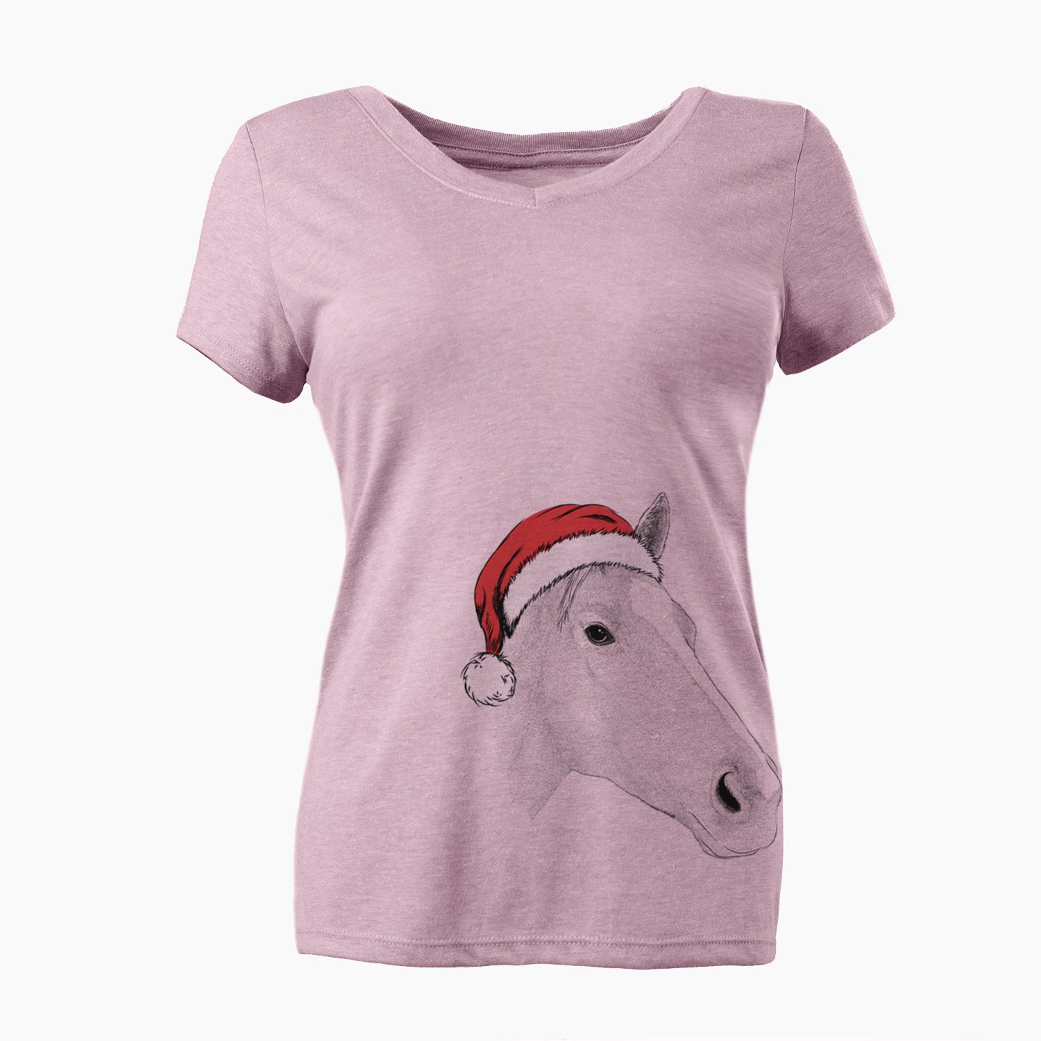 Santa Westley the Horse - Women's Perfect V-neck Shirt