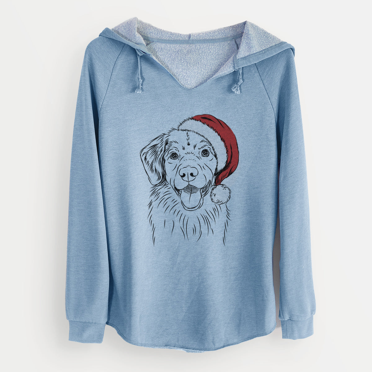 Santa Weston the Nova Scotia Duck Tolling Retriever - Cali Wave Hooded Sweatshirt